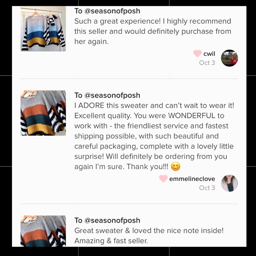 BACK IN STOCK 🧡🍂 CHUNKY KNIT SWEATER - Picture 6 of 6